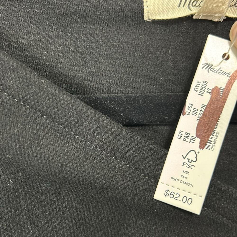 Madewell Asymmetrical Button-Front Cardigan Black Women’s size XS - Picture 7 of 12